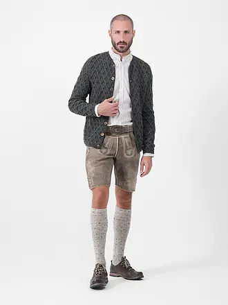 LUISE STEINER | Trachten Kniestrümpfe tanne | beige